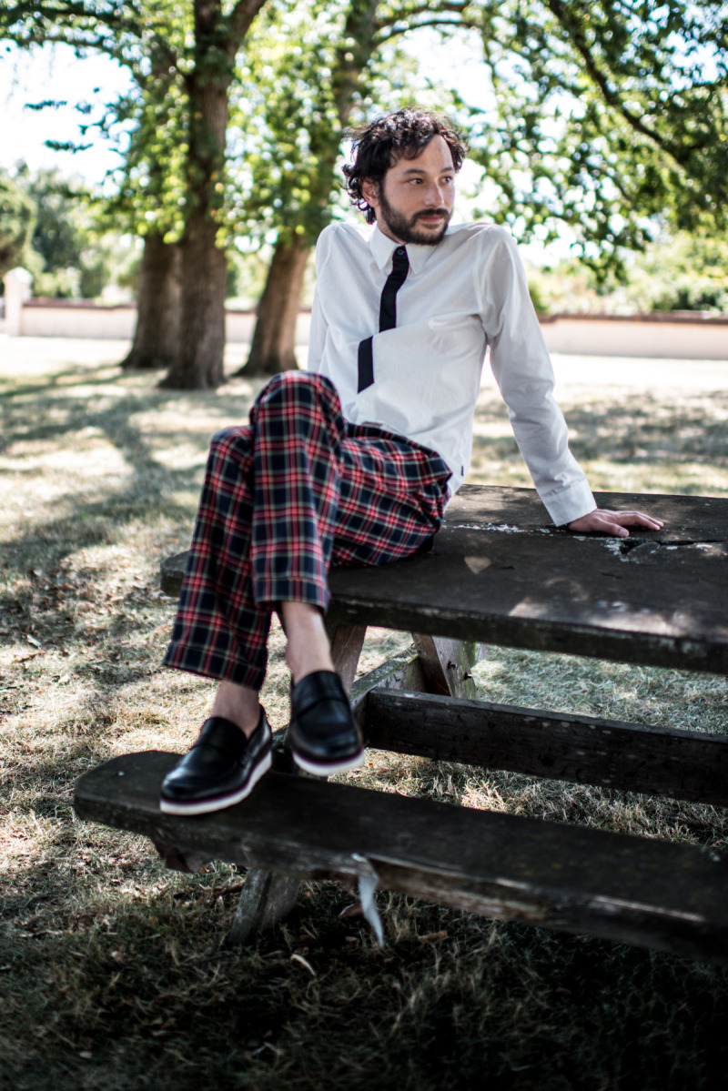 glamb グラム Luca check pants ルカ チェック パンツ サイズ:2 レッド