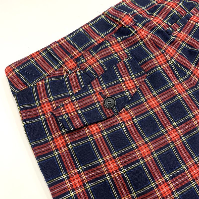 glamb グラム Luca check pants ルカ チェック パンツ サイズ:2 レッド