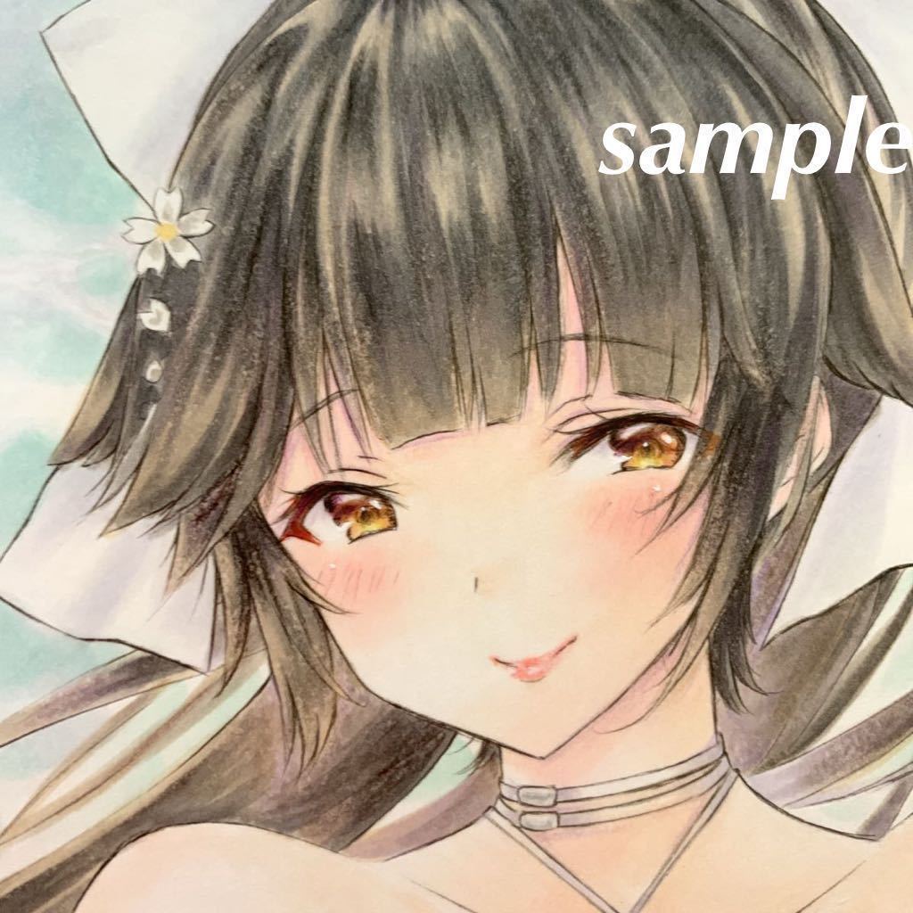 アズールレーン アズレン 高雄 水着 版権 手描きイラスト イラストボード 手描きイラスト 売買されたオークション情報 Yahooの商品情報をアーカイブ公開 オークファン Aucfan Com