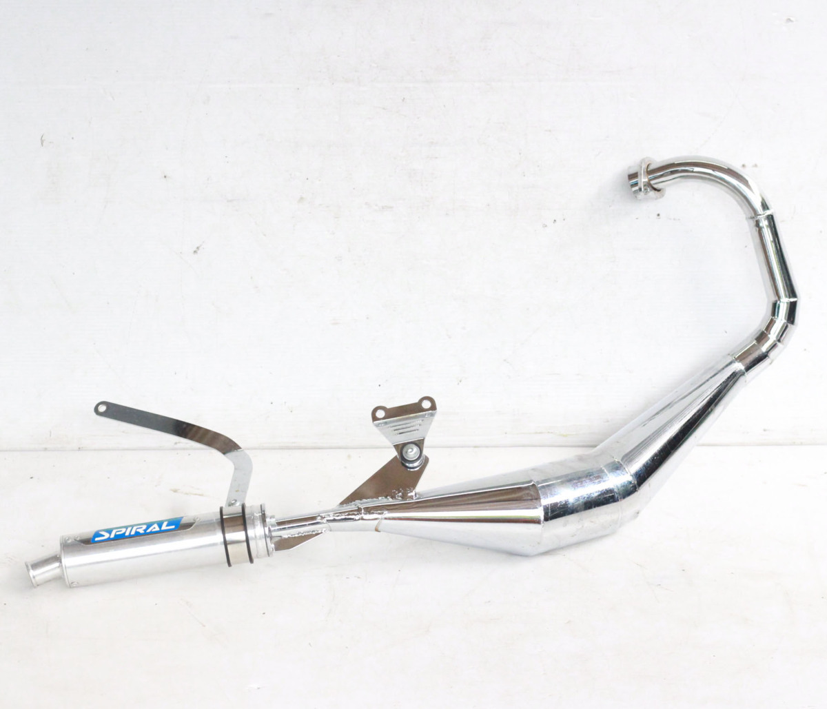 KSR80 MX080B カスタム SPIRAL スパイラル ダウン チャンバー マフラー