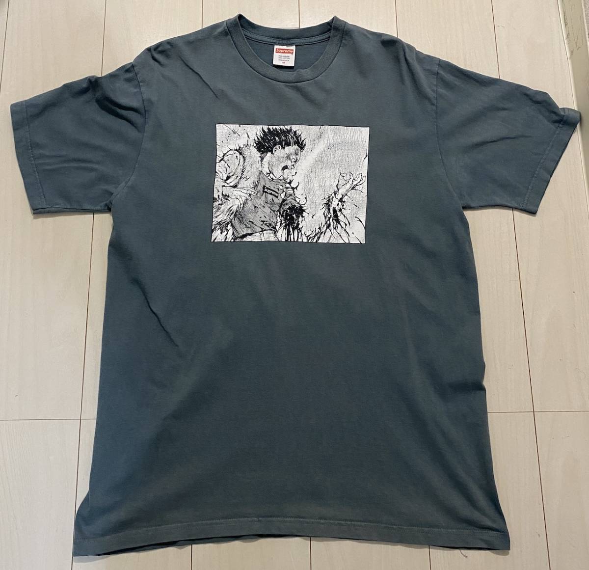 M 17AW supreme akira arm tee Tシャツ　T-shirt　アーム　アキラ ブルー