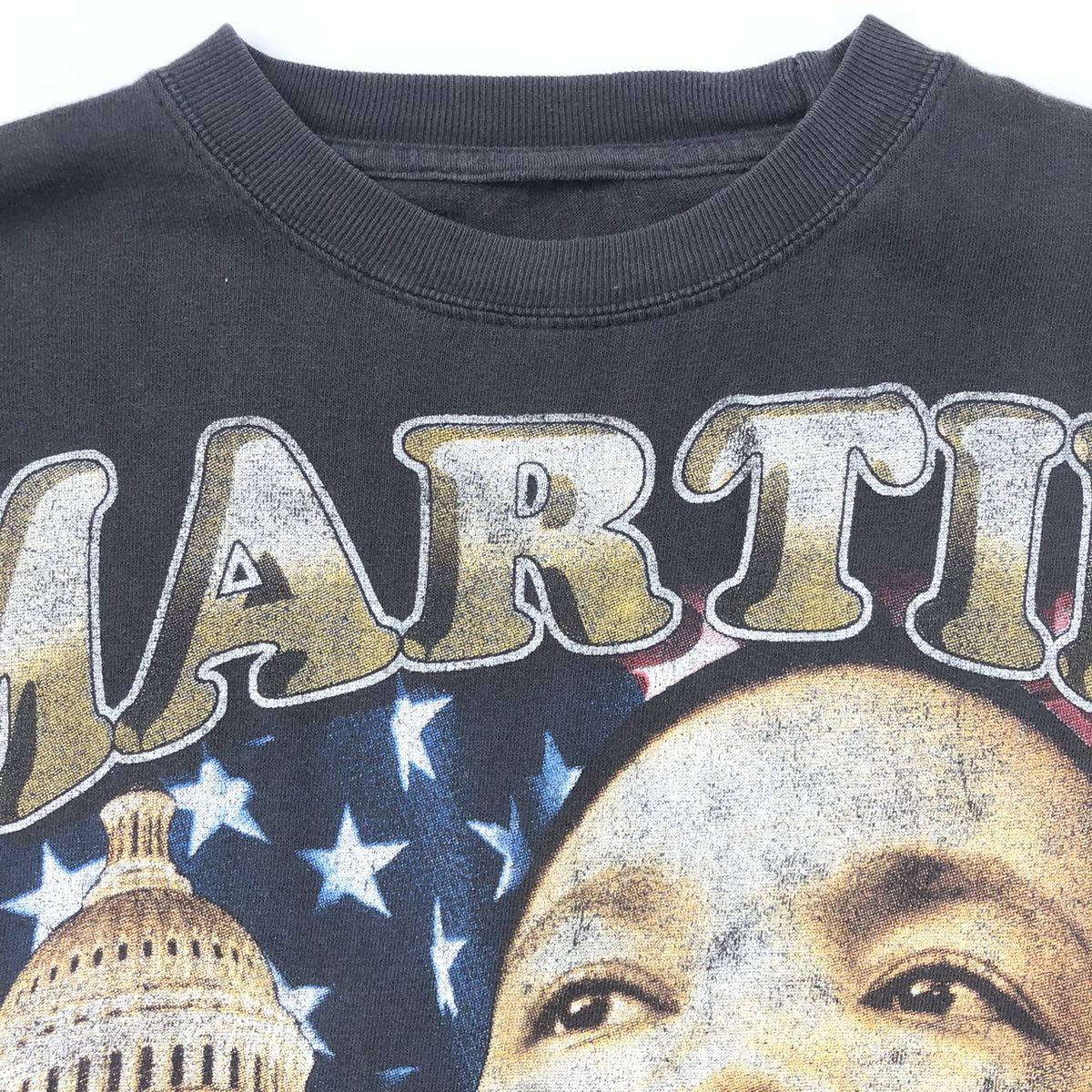 □超激レア□90s MARTIN LUTHER KING JR 黒人 偉人 Tシャツ L