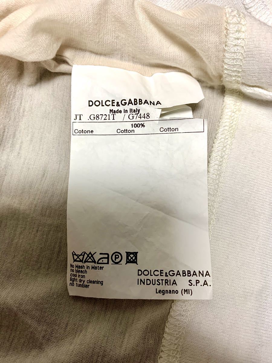 レア 新品 タグ付属品付き DOLCE&GABBANA 異素材ドッキング パンツ 価格交渉可 レア DOLCE&GABBANA ロゴタグ付き レイヤード Tシャツ