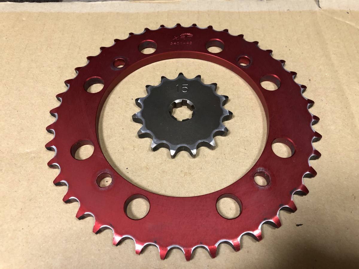 【100%新品，人気】 Dトラッカー125 KLX125用FRスプロケセット 品(スプロケット)｜売買されたオークション情報、yahooの商品情報をアーカイブ公開 - オークファン スプロケット