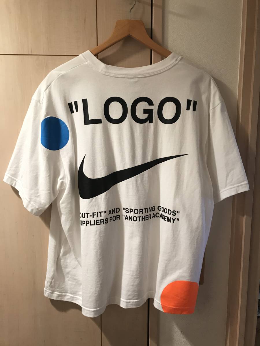 安い，定番人気 NIKE&times;off-white ナイキ&times;オフホワイト Tシャツ M(Mサイズ)｜売買されたオークション情報、yahooの商品情報をアーカイブ公開 - オークファン 男性用