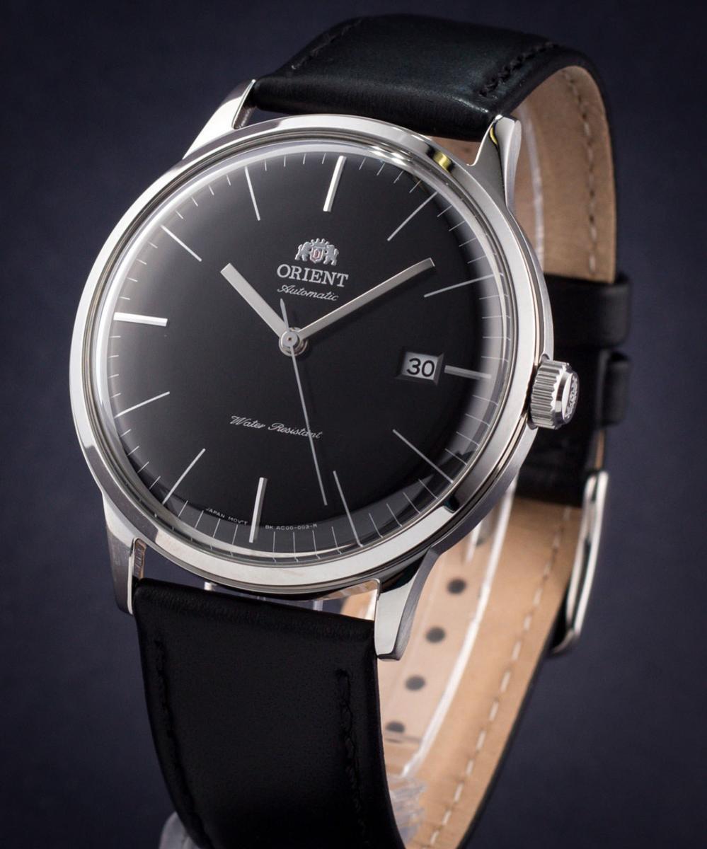 【1円】【日本未発売】新品正規品オリエントORIENTアンティークレザー革ビジネス自動巻き男性用メンズ腕時計レトロ黒_2