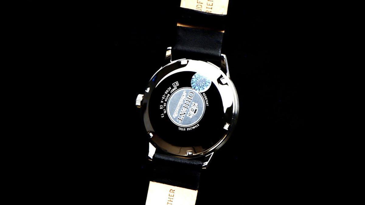 【1円】【日本未発売】新品正規品オリエントORIENTアンティークレザー革ビジネス自動巻き男性用メンズ腕時計レトロ黒_7