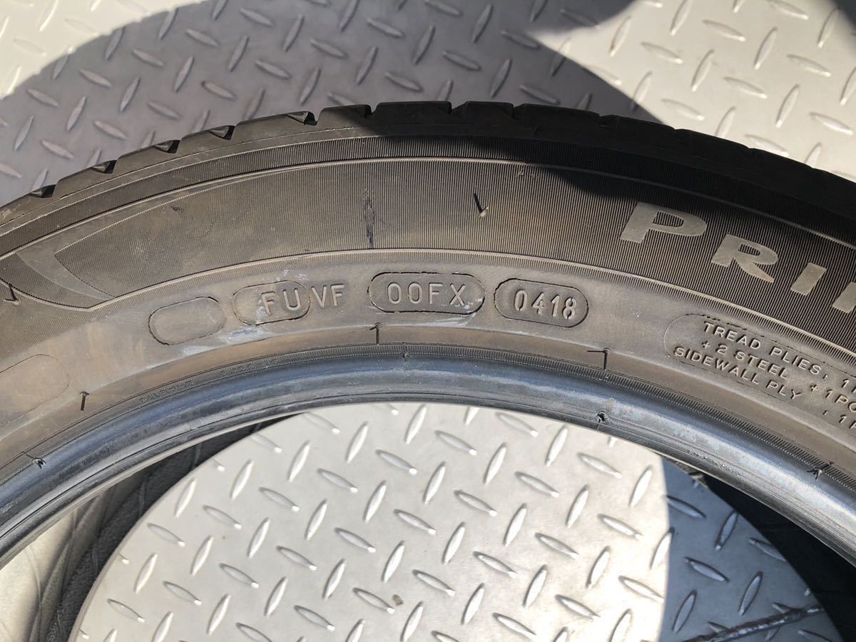 大得価，送料無料 1本 225/50R18 ミシュラン プライマシー 3 