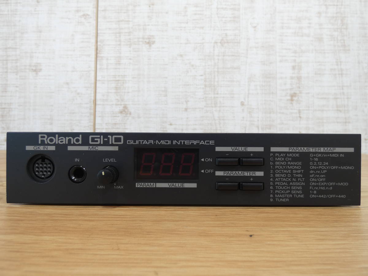 Roland ローランド ギターMIDI GUITARMIDI インターフェイス INTERFACE GI10 ジャンク 60 9555