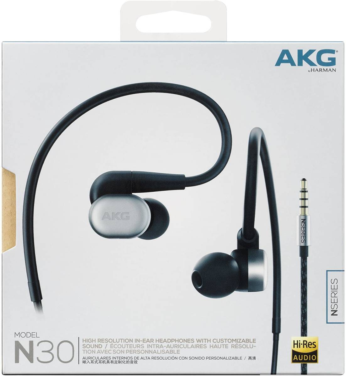 人気，爆買い AKG N30 イヤホン ハイレゾ対応 ケーブル着脱式 シルバー AKGN30SIL E14(その他)｜売買されたオークション情報、yahooの商品情報をアーカイブ公開 - オークファン その他