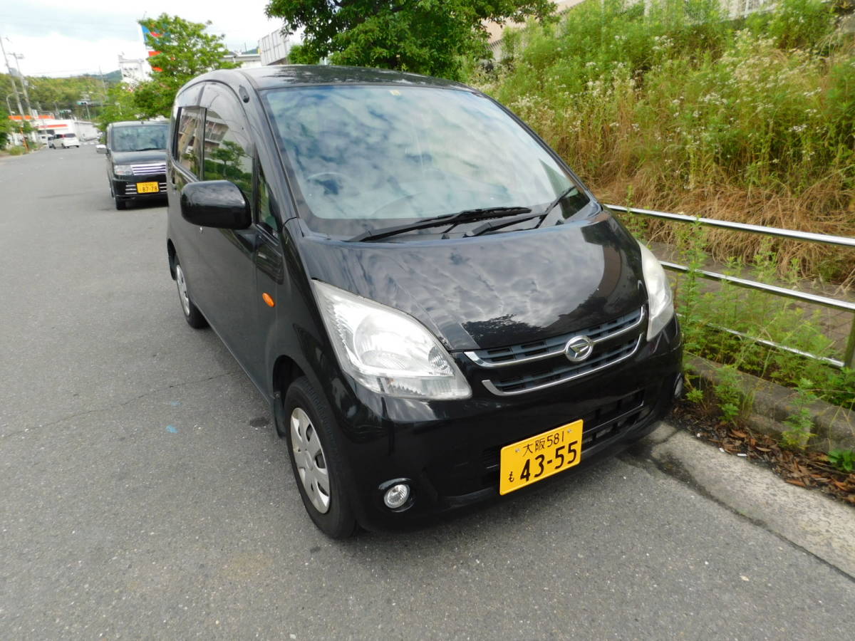ムーヴ L185S 黒 車検4年9月満タン 4WD ダイハツ スタート売切 