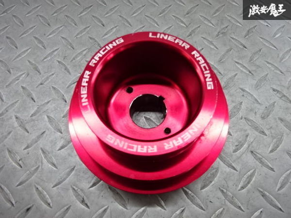 【品質保証，低価】 リニアレーシング S13 S14 S15 シルビア RPS13 180SX クランクプーリー アルミ レッドアルマイト SR20DET(エンジン部品)｜売買されたオークション情報、yahooの商品情報をアーカイブ公開 - オークファ 日産用