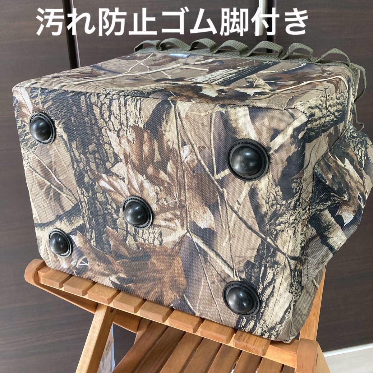 リアルツリー 迷彩 キャンプ コンテナ カモフラ 新品 薪入れ ケース ボックス | シェルフコンテナ キャンプ用GEARコンテナ Oregonian リアルツリーセット チェア (72: