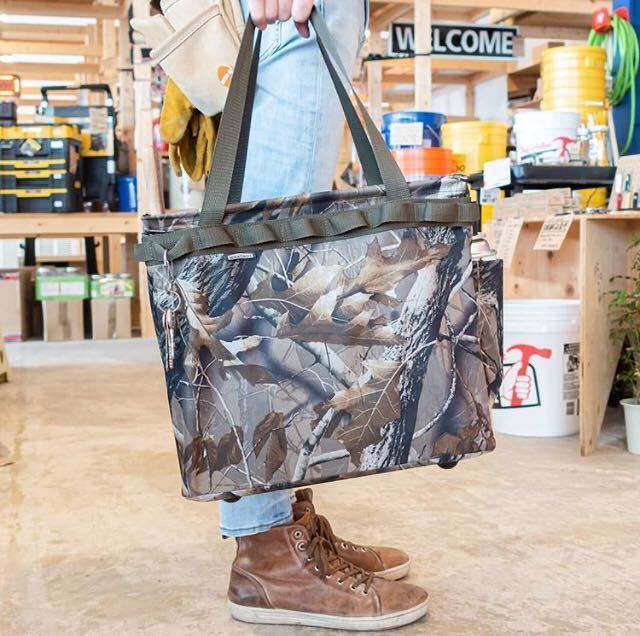 リアルツリー 迷彩 キャンプ コンテナ カモフラ 新品 薪入れ ケース ボックス | シェルフコンテナ キャンプ用GEARコンテナ Oregonian リアルツリーセット チェア (72: