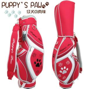 新品，お買い得 PUPPY&rsquo;S PAW 仔犬の肉球 レディース キャディバッグ レッド/ホワイト 7.5型(その他)｜売買されたオークション情報、yahooの商品情報をアーカイブ公開 - オークファン キャディバッグ
