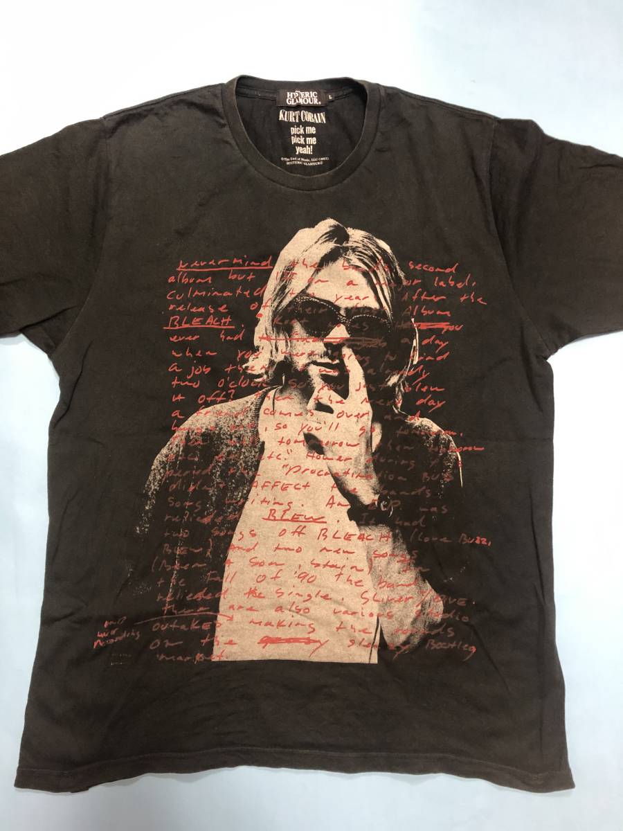 激レア☆ヒステリックグラマー☆カートコバーン☆Tシャツ☆Lサイズ