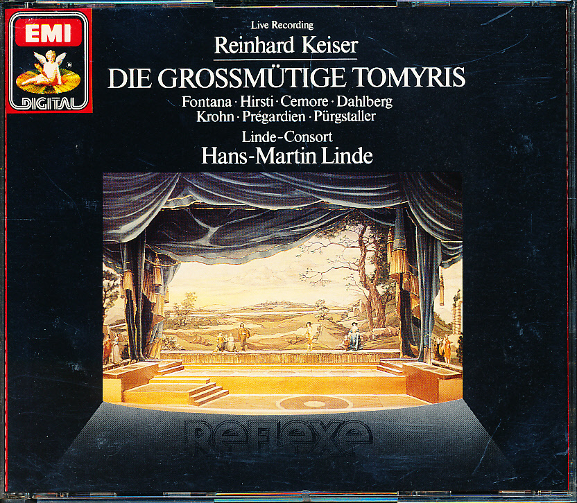 スイス盤　ラインハルト・カイザー　歌劇「トミリスの寛大さ」　リンデ　2CD