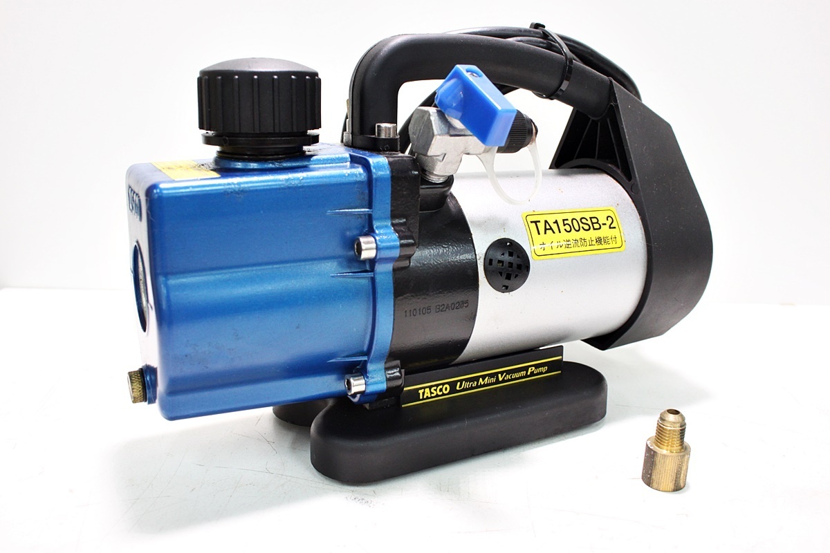 TASCO/タスコ オイル逆流防止弁付 ウルトラミニツーステージ真空ポンプ TASCO/タスコ オイル逆流防止弁付 ウルトラミニツーステージ真空ポンプ