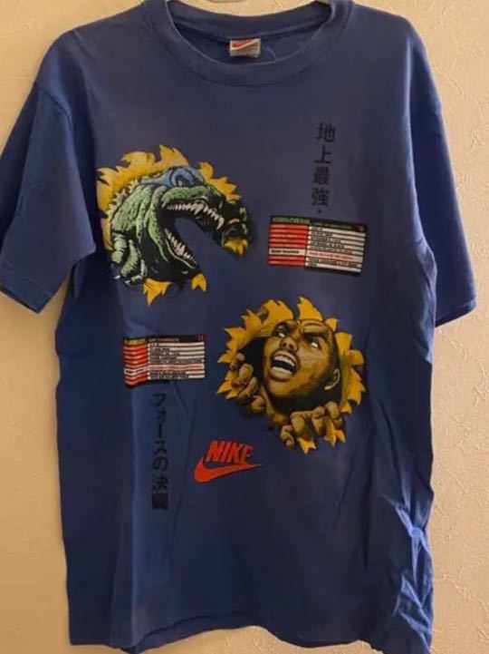 NIKE 90s 銀タグ ヴィンテージ バークレー Tシャツ BARKLEY GODZILLA