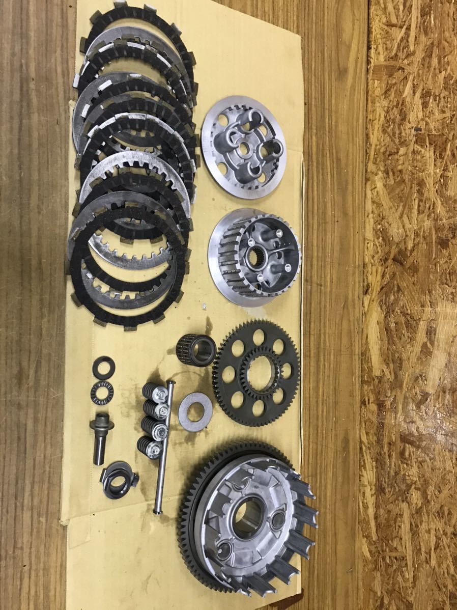 GSX-R750 GR71G R705 純正 クラッチ ハウジング クラッチ板 プッシュ 