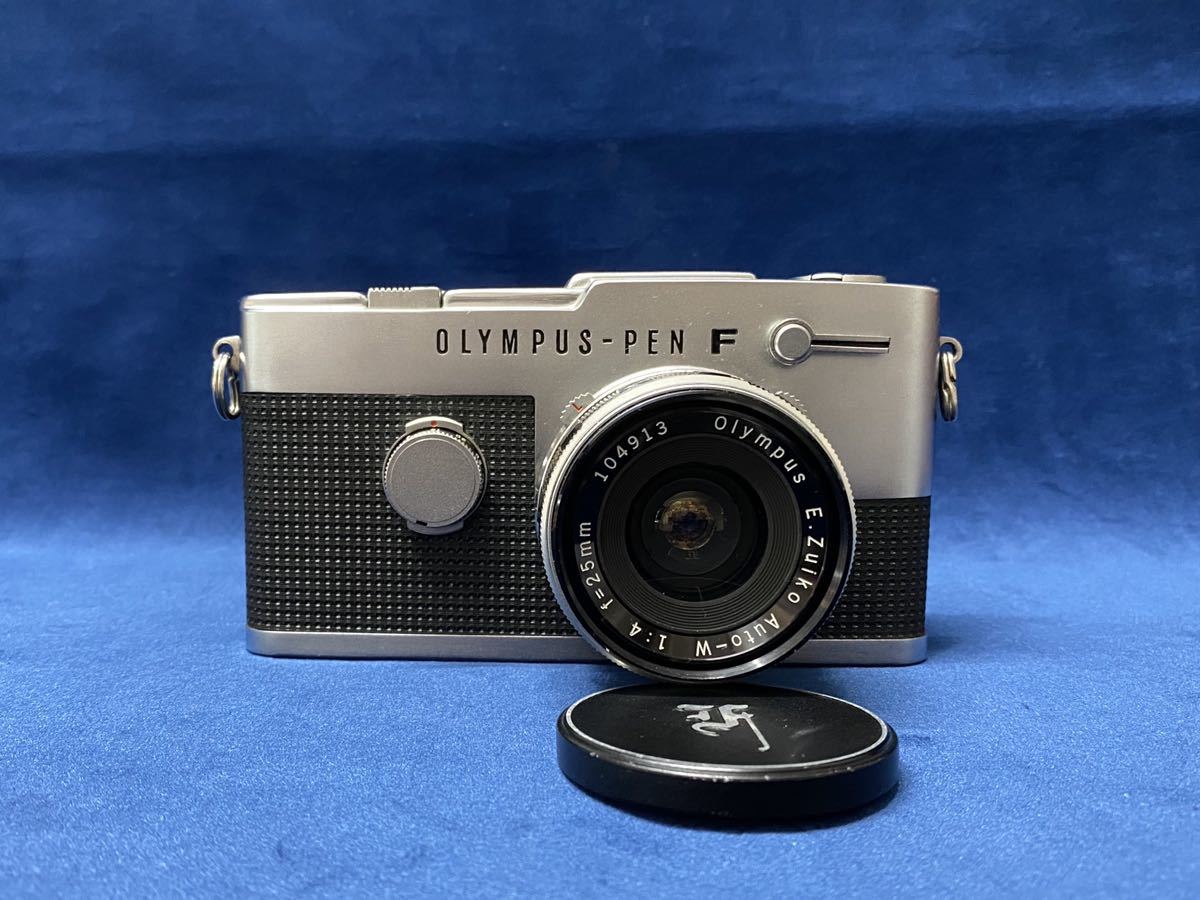  昭和のカメラ OLYMPUS PEN-FV -103590- E.Zuiko Auto-W f=25mm 1:4 付 参考品 オリンパス ペン(オリンパス)｜売買されたオークション情報、yahooの商品情報をアーカイブ公開 - オークファン オリンパス