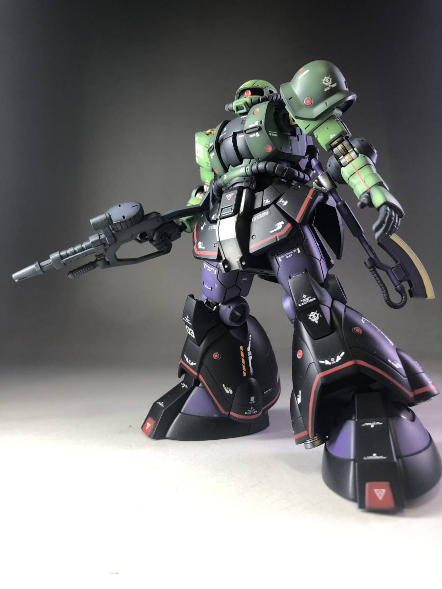 塗装済み 完成品 Hg The Origin Msd 1 144 Ms 06rd 4 高機動試作型ザク 全塗装 つや消し 小改造 完成品 売買されたオークション情報 Yahooの商品情報をアーカイブ公開 オークファン Aucfan Com