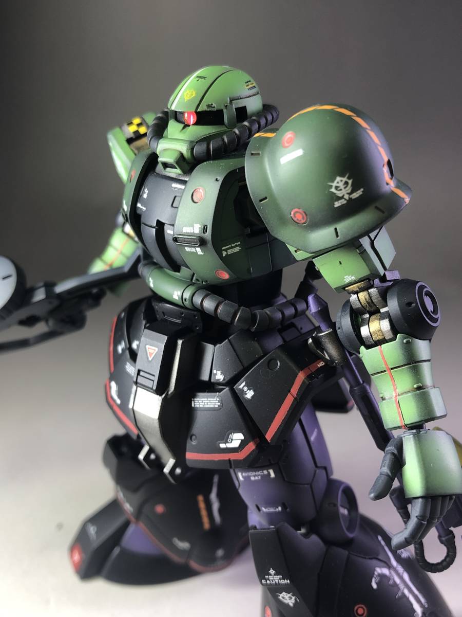 塗装済み 完成品 Hg The Origin Msd 1 144 Ms 06rd 4 高機動試作型ザク 全塗装 つや消し 小改造 完成品 売買されたオークション情報 Yahooの商品情報をアーカイブ公開 オークファン Aucfan Com