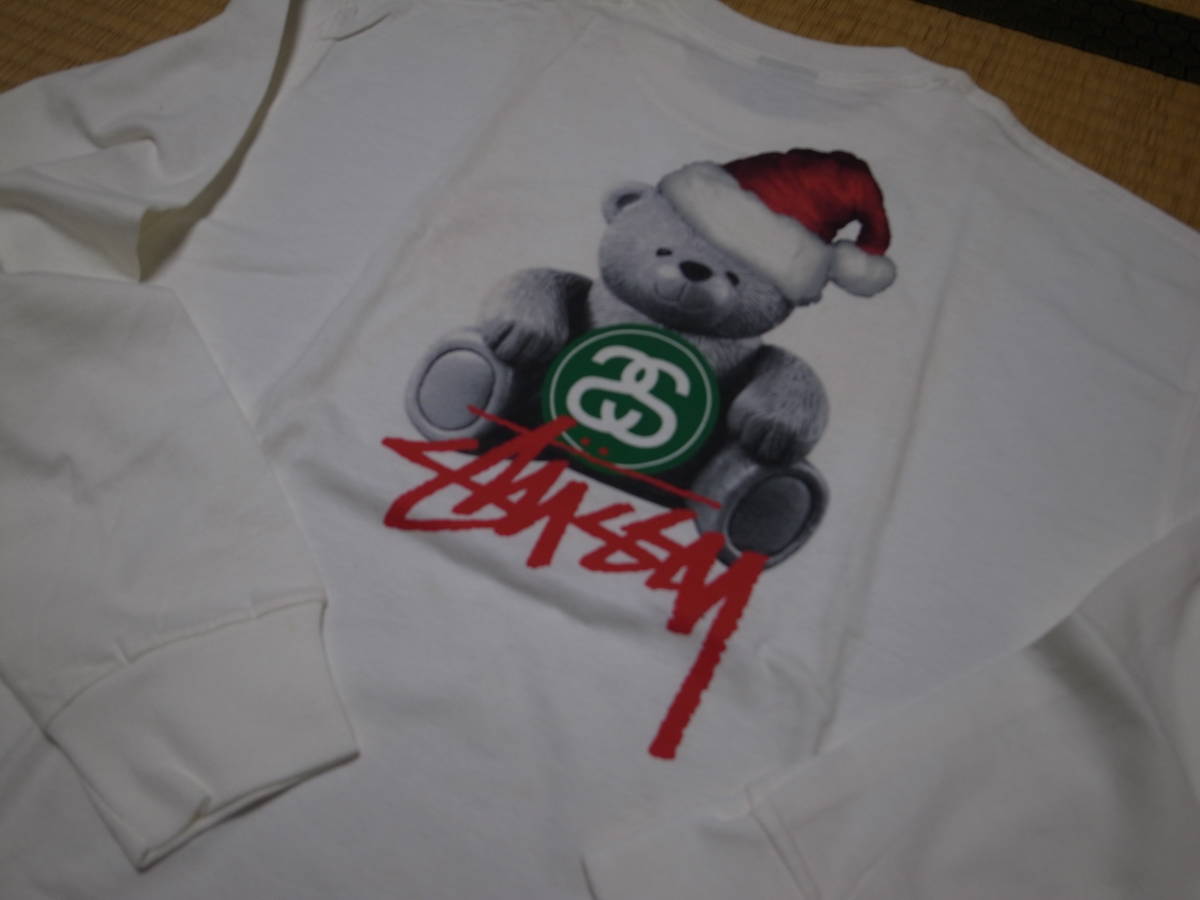 激レア・稀少☆STUSSY ステューシー☆2002 クリスマス限定 サンタくま 