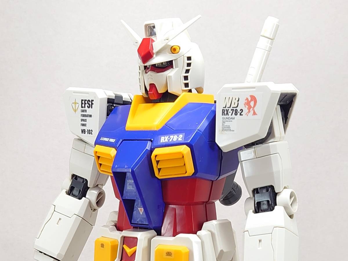 PG 1⁄60 RX-78 バンダイ 素組みジャンク品 GP01⁄Fb ガンダム試作1