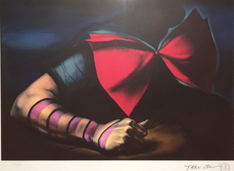 岡本太郎「傷ましき腕」⁄限定セリグラフ⁄絵画販売(SOLD) ◇ 岡本太郎