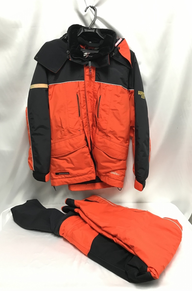 正規品，送料無料 DAIWA ダイワ GORE-TEX PROVISOR ゴアテックス プロバイザー XCR ライトウインタースーツ PW-1109 オレンジ Lサイズ 1円スタート(フィッシングスーツ)｜売買されたオークション情報、yahooの商品情報を フィッシングスーツ