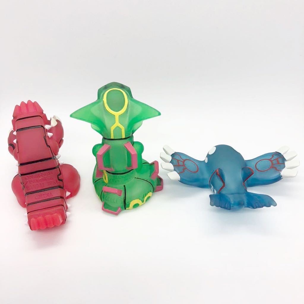 ポケモンキッズ クリア グラードン レックウザ カイオーガ 3点セット