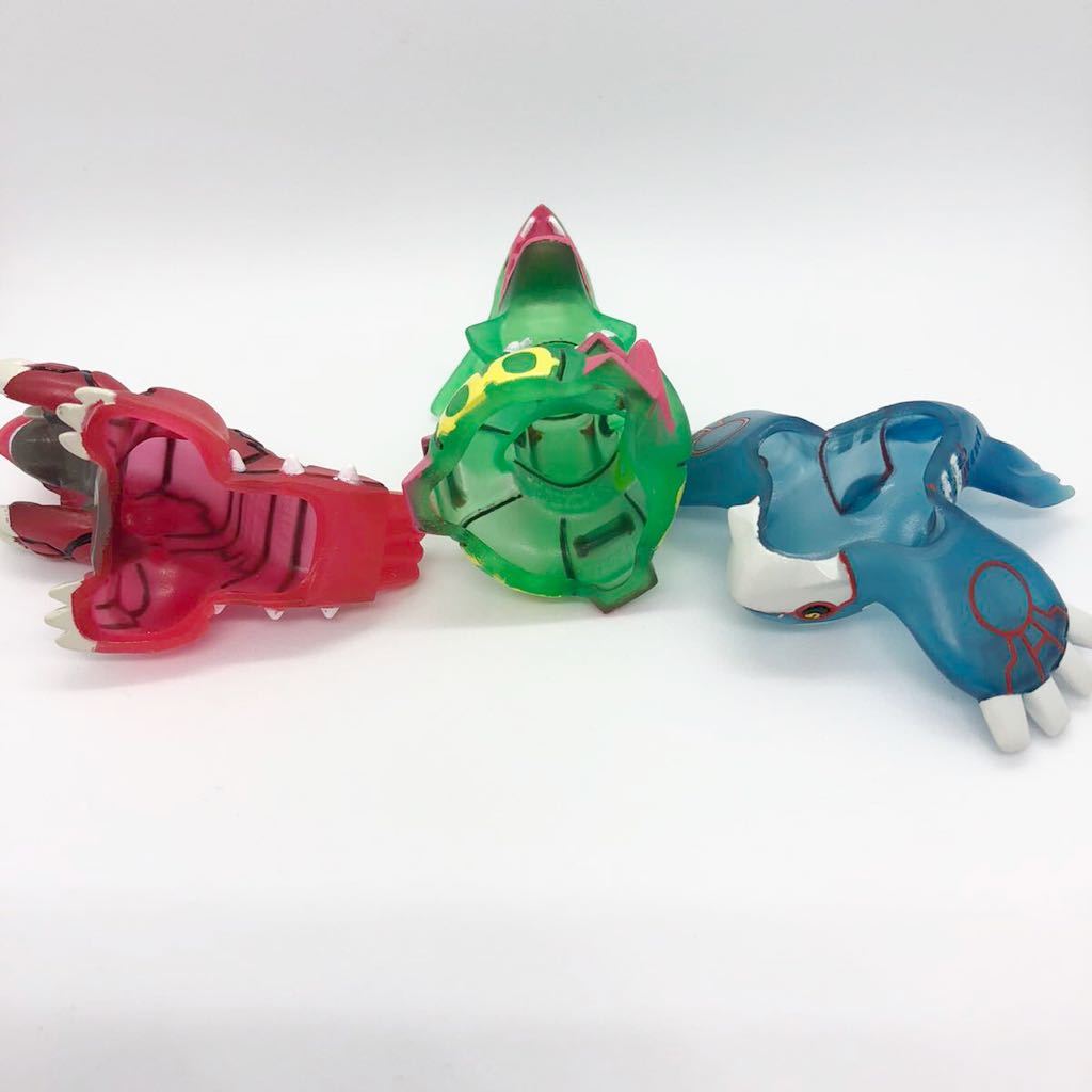ポケモンキッズ クリア グラードン レックウザ カイオーガ 3点セット
