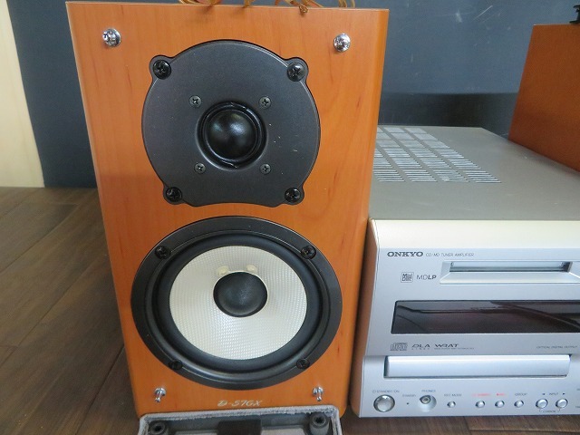 K☆ONKYO オンキョー FR-7GX D-S7GX MDコンポ チューナーアンプ