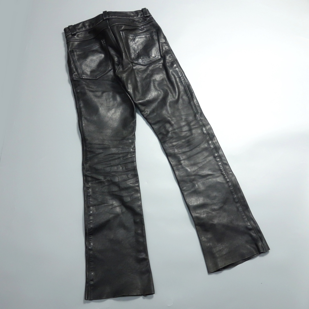 1円 Schott ショット PERFECTOタグ USA製 レザーパンツ バイカーパンツ