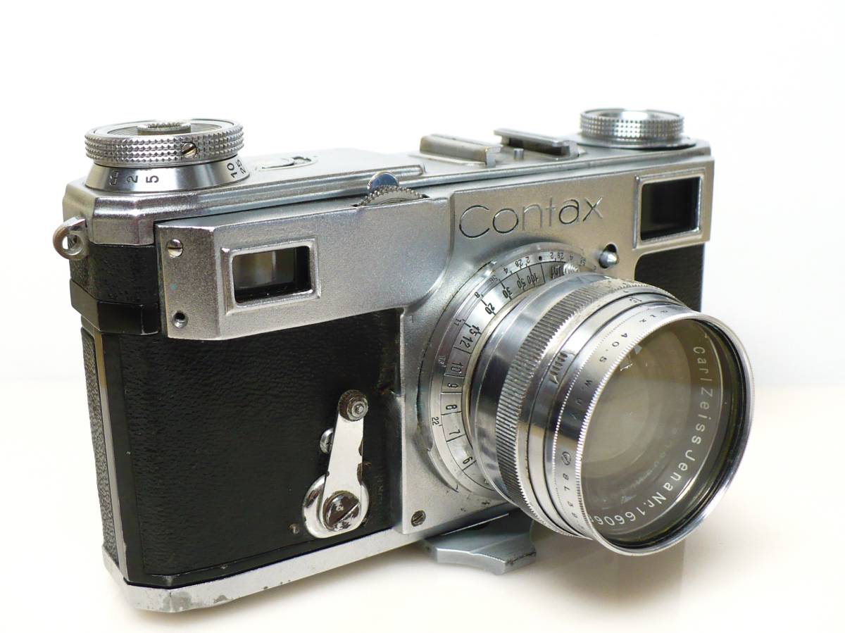 Contax II with ☆Contax Ⅱ (2型) No.K57622◇Carl Zeiss Jena Sonnar 1: