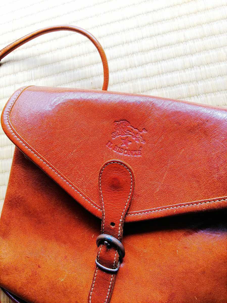 イルビゾンテのショルダーバッグ 廃盤 希少☆IL BISONTE (かばん 