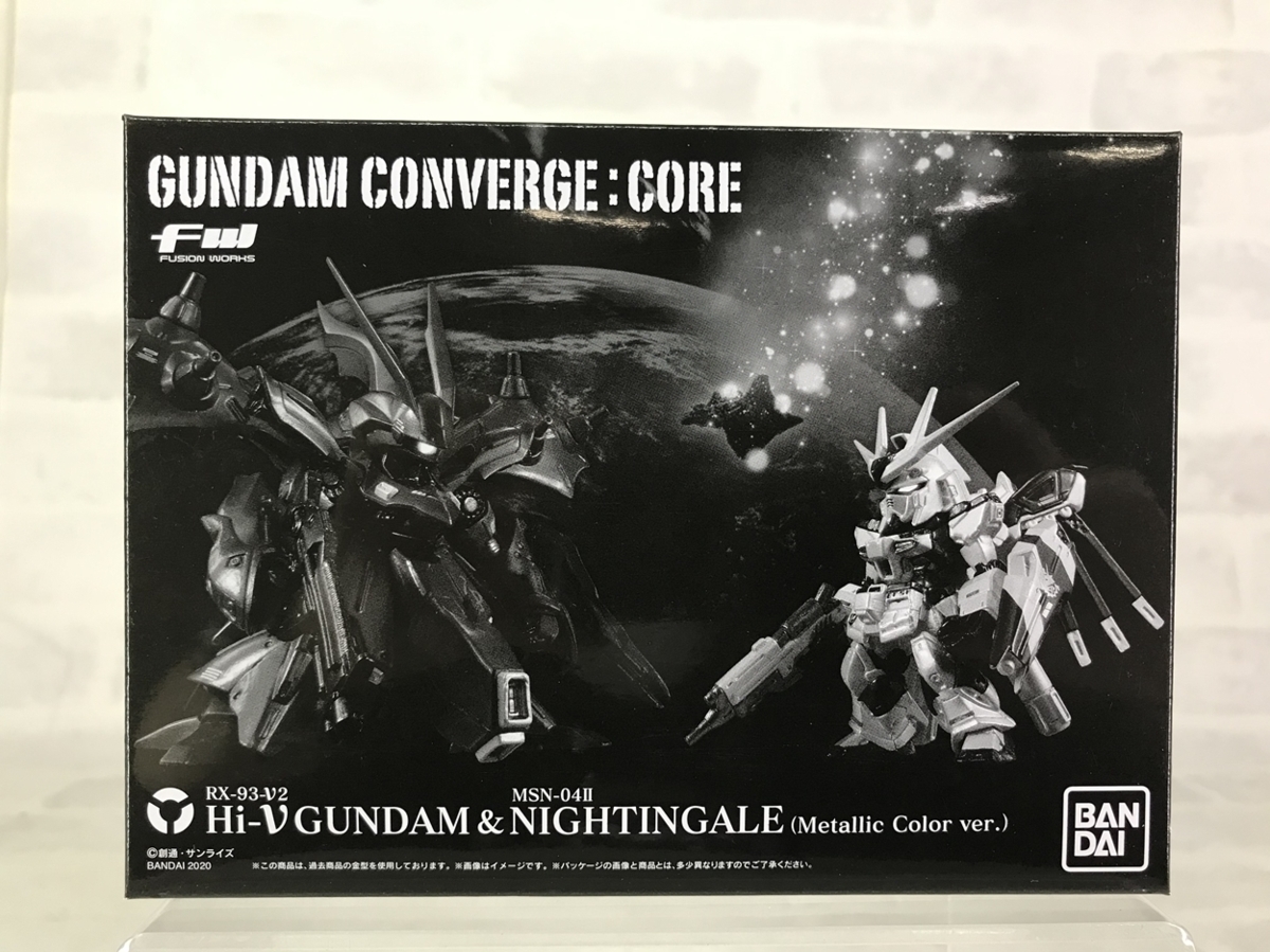 【低価，セール】 特別品 ガンダム コンバージ コア Hi &nu;ガンダム & ナイチンゲール メタリックカラーVer(機動戦士ガンダム)｜売買されたオークション情報、yahooの商品情報をアーカイブ公開 - オークファ 機動戦士ガンダム