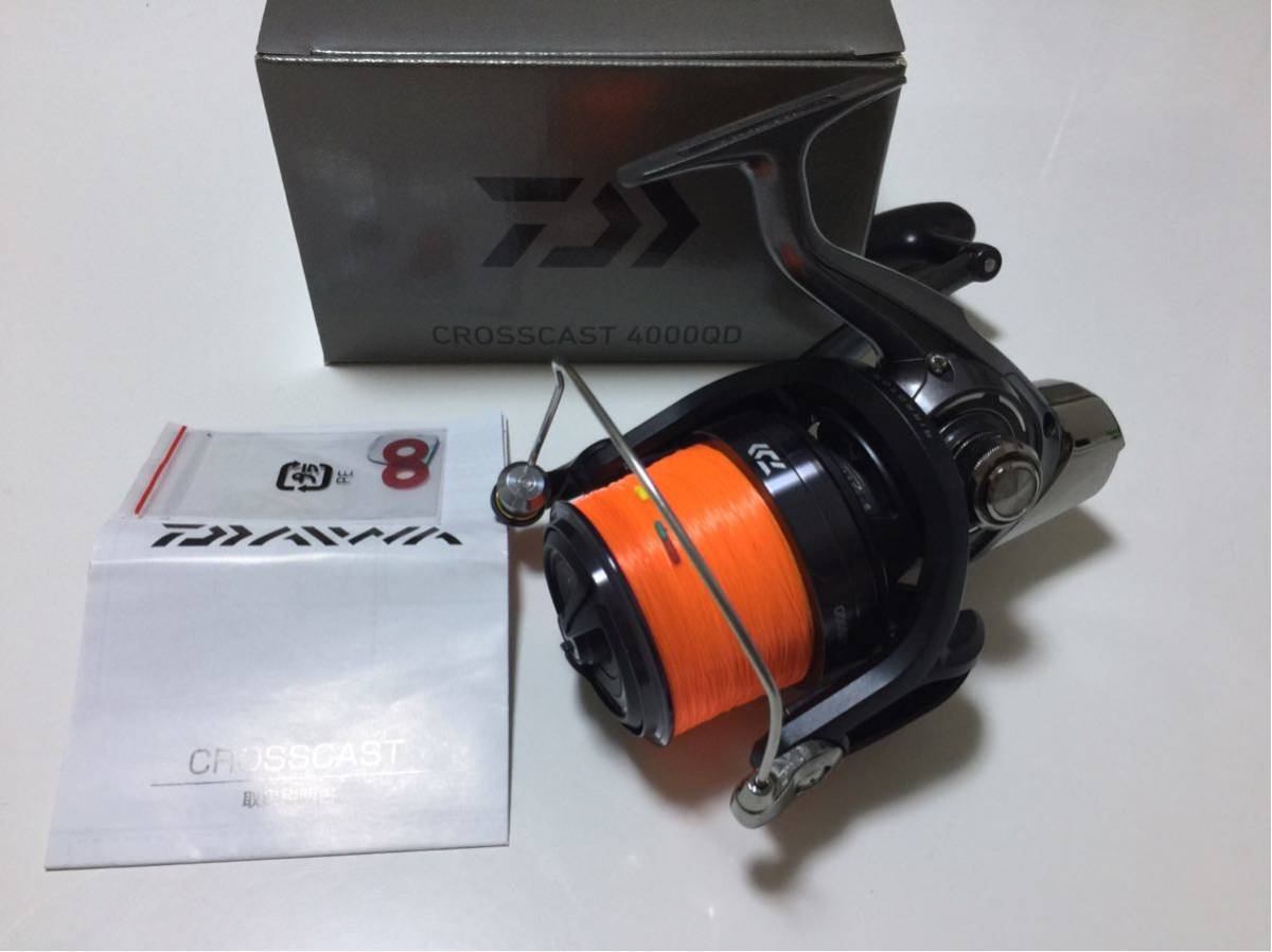 【激安大特価，大得価】 ダイワ DAIWA クロスキャスト 4000QD / スピニングリール 遠投ライン6号付 遠投リール(ダイワ)｜売買されたオークション情報、yahooの商品情報をアーカイブ公開 - オークファン ダイワ