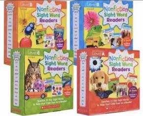 Nonfiction sight word readers A～D＋CD