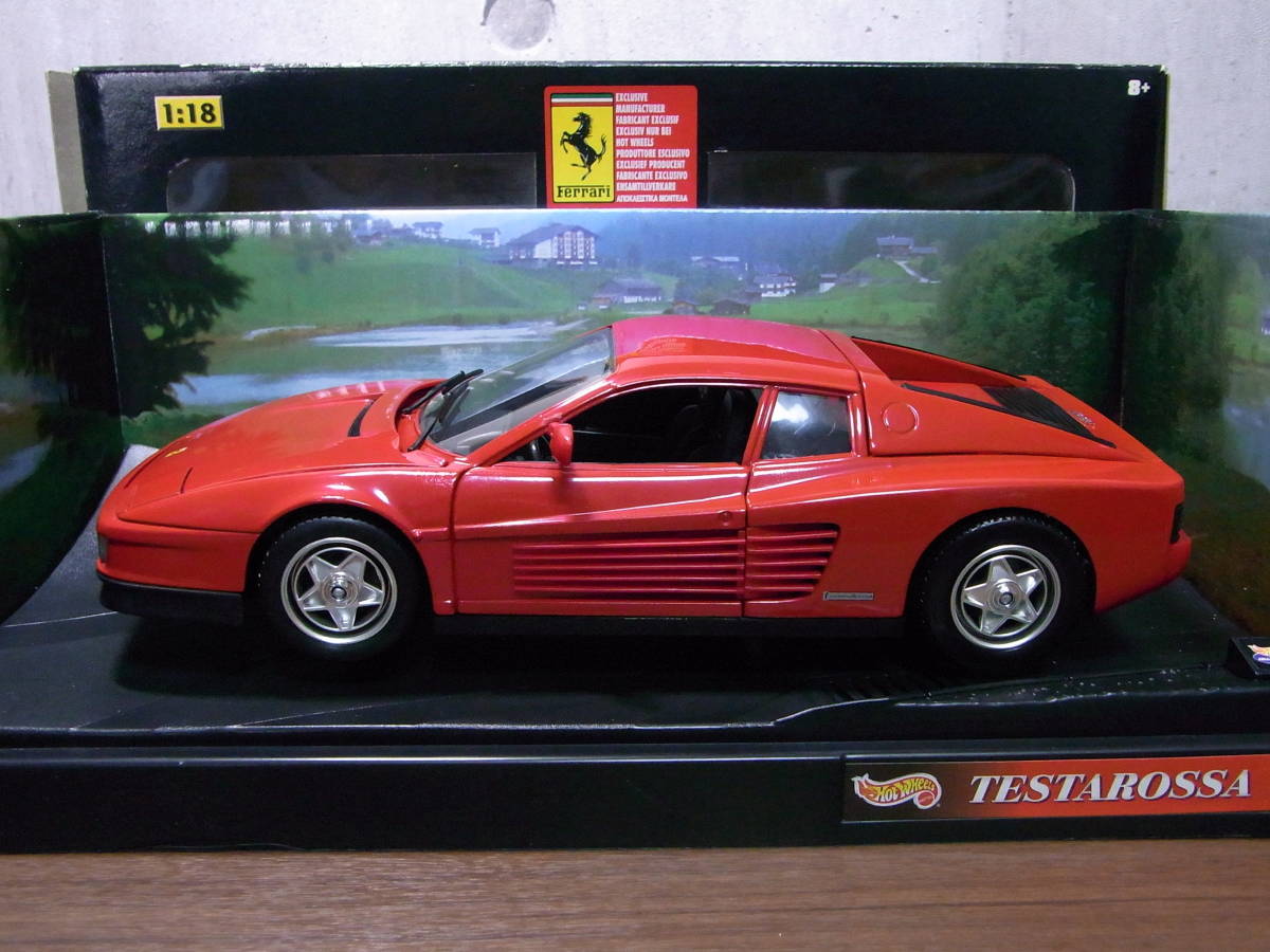 ★激レア!入手困難★Ferrari Testarossa 1984 Red 1/18【フェラーリ テスタロッサ】★小難有★