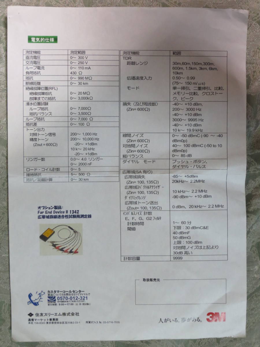 ジャンク品 3M Dynatel 965AMS 住友スリーエム ダイナテル加入者線路