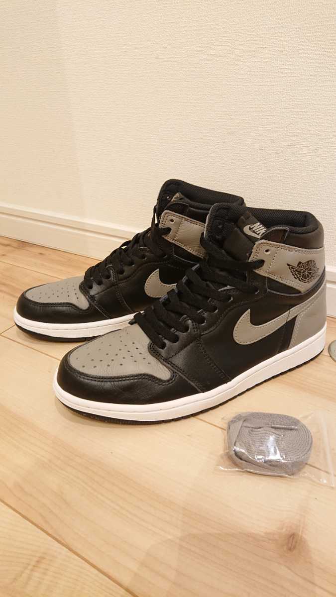 極美品Air 美品 27cm NIKE AIR JORDAN 1 RETRO HIGH OG SHADOW ナイキ エア ジョーダン 1 シャドウ 555088-013 Jordan 1 Retro High OG シカゴ27cm