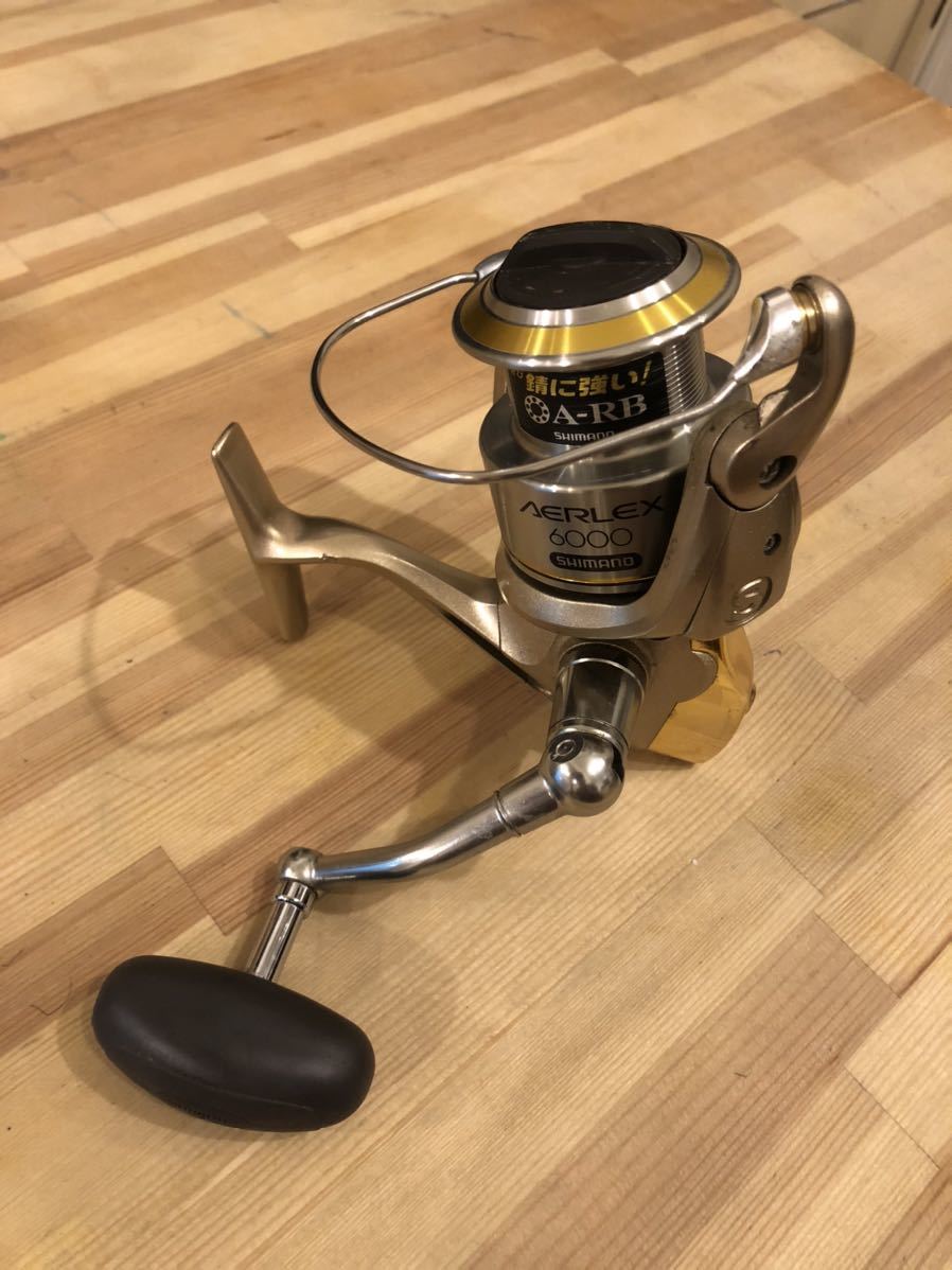 超激得 シマノ SHIMANO スピニング リール AERLEX 6000 SC 90M エアレックス(シマノ)｜売買されたオークション情報、yahooの商品情報をアーカイブ公開 - オークファン シマノ