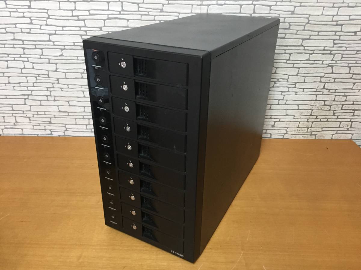 センチュリー HDDケース 裸族のスカイタワー 10Bay IS (CRST1035U3IS6G