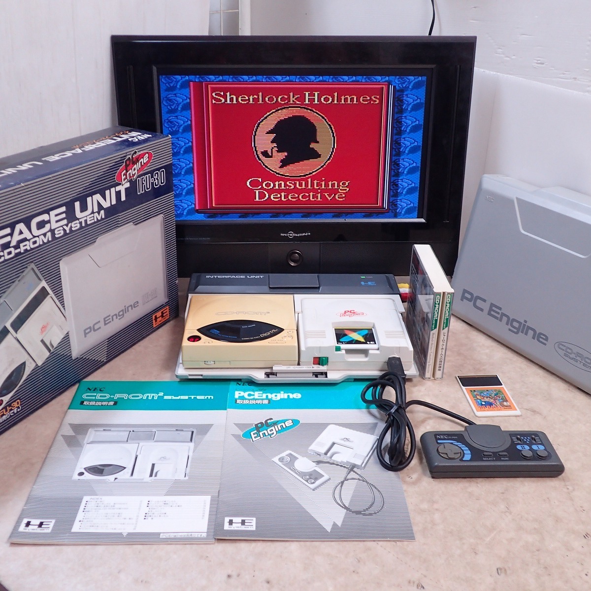 PCE PCエンジン インターフェースユニット IFU-30A+CD-ROM2 CDR-30A+PC