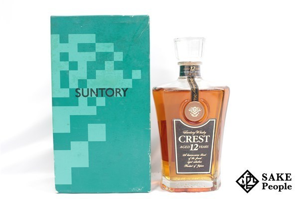 ◇注目! サントリー クレスト 12年 700ml 43% 国産 ウイスキー 箱付 Y2