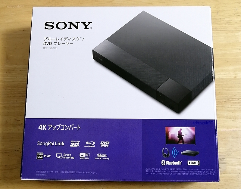 中古 SONY 4Kアップコンバート ブルーレイ/DVDプレーヤー □ ソニー SONY BDP-S6700 BD/DVDプレイヤー 4Kアップコンバート 中古