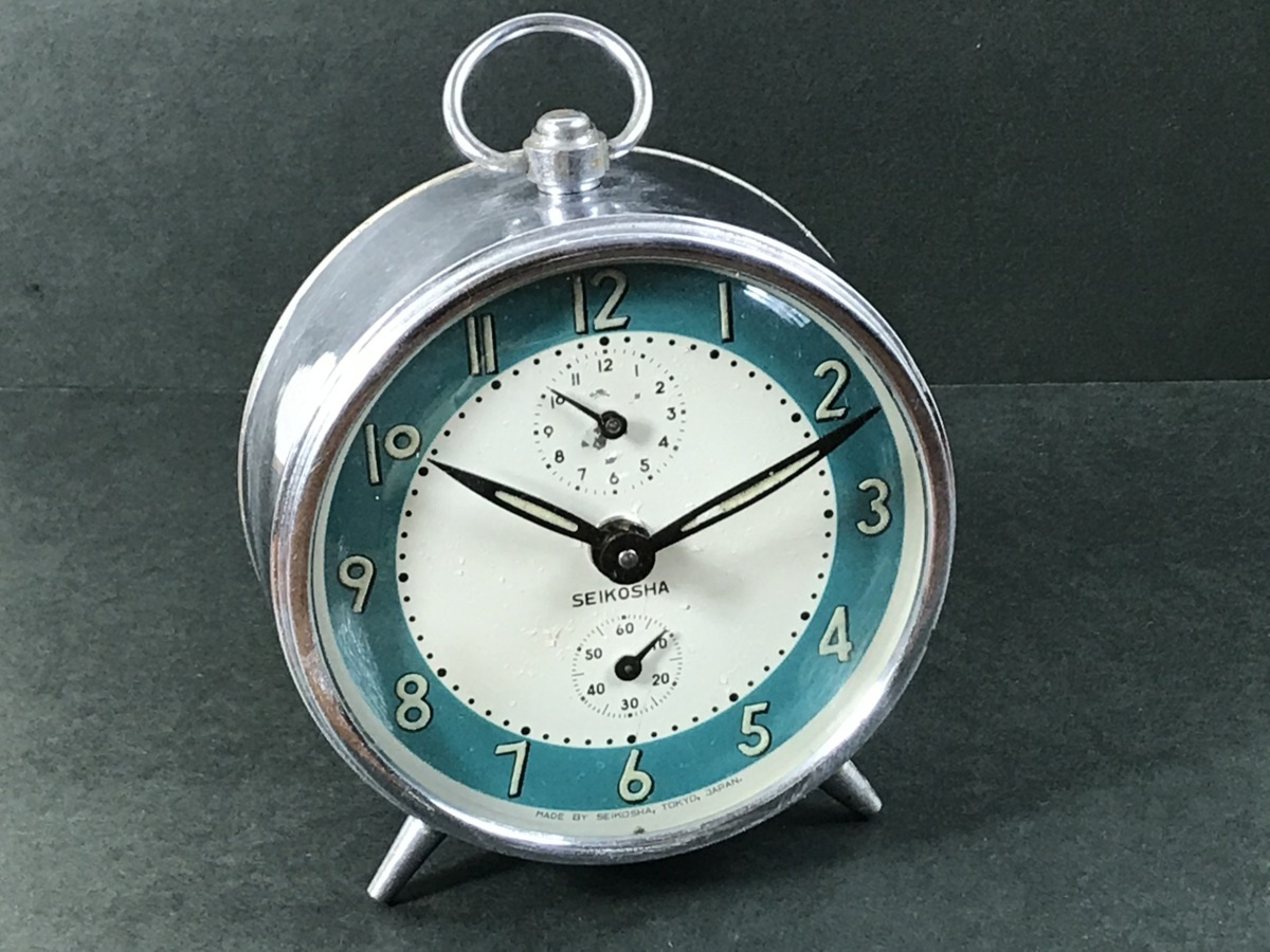 SEIKO セイコー 目覚まし時計 コロナ 置き時計 置時計「精工舎 ニュー 