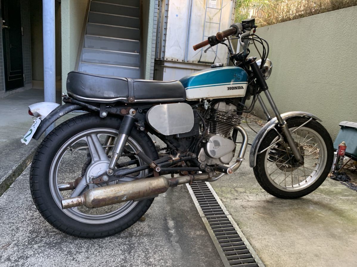 ホンダ　CD250U 　カフェレーサー cd250u カスタム cb z チョッパー ボバー カフェレーサー 旧車 gx 実働